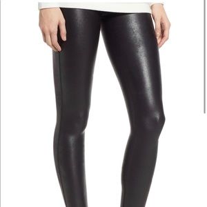 Spanx faux leather leggings LP
